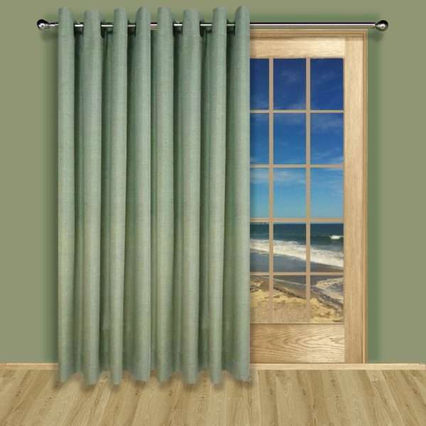 Grasscloth Lined Grommet Patio Panel - Image 5