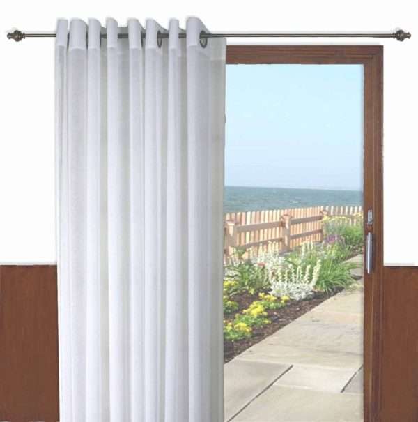 Grommet Patio Panel with Wand - Bal Harbour Semi Sheer - Image 2