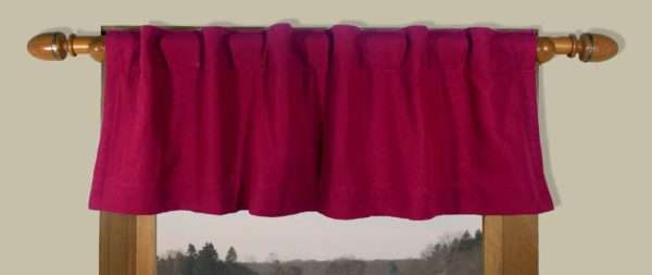 Homespun Double Lined Valance