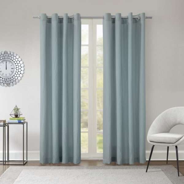 Harmony Crinkle Textured Grommet panel - Habitat (8 colors) - Image 6