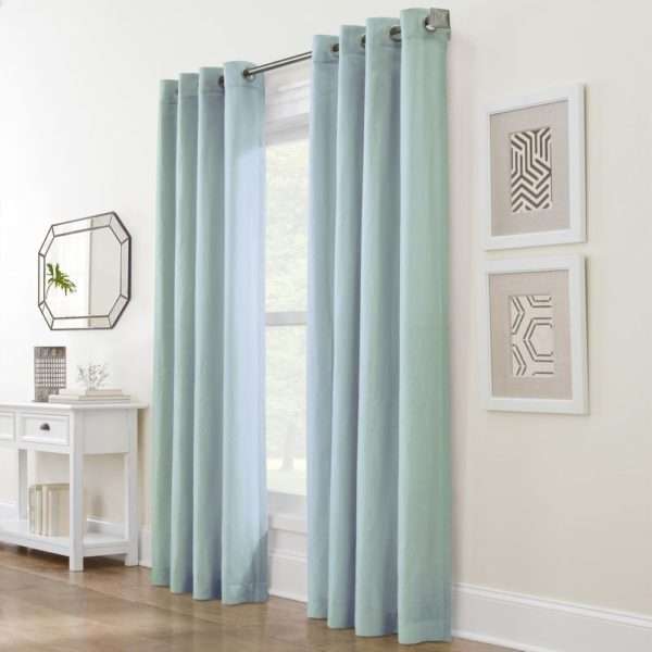 Harmony Crinkle Textured Grommet panel - Habitat (8 colors) - Image 9