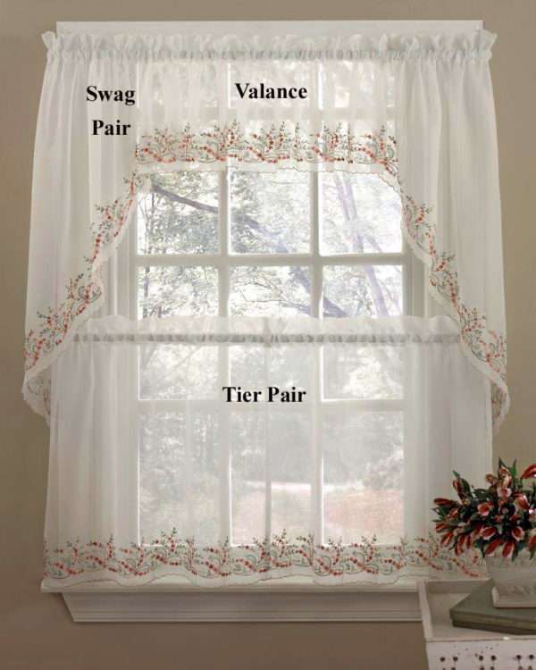 Heather Tier Curtain Pair - Closing Out