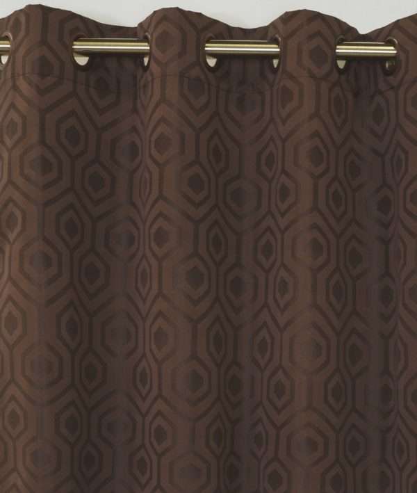 Highgate Insulated Geometric Grommet Curtain Panel - Thermalogic - Image 3