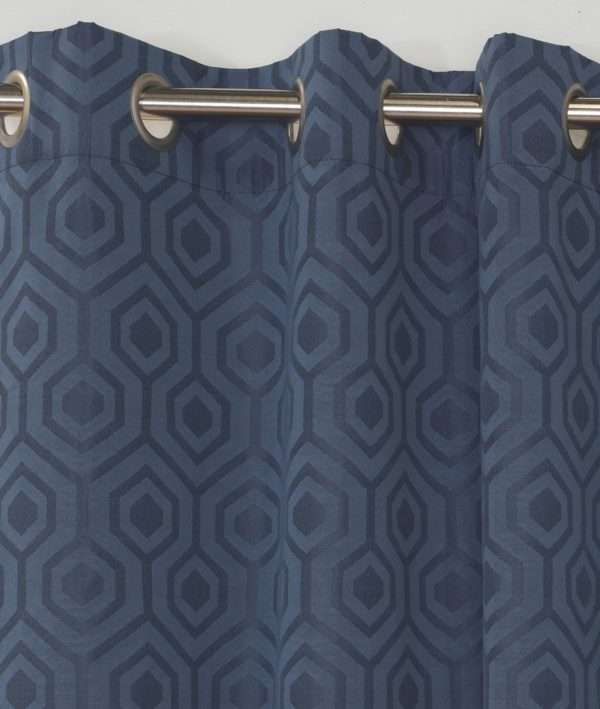 Highgate Insulated Geometric Grommet Curtain Panel - Thermalogic - Image 4