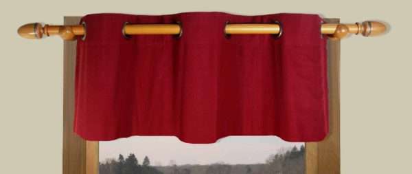 Homespun Grommet Valance