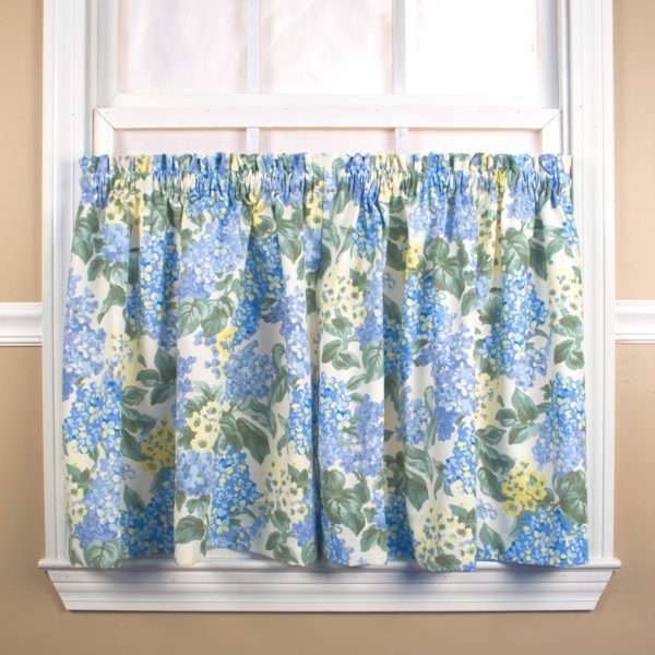 Hydrangea Tier Curtain (pair)