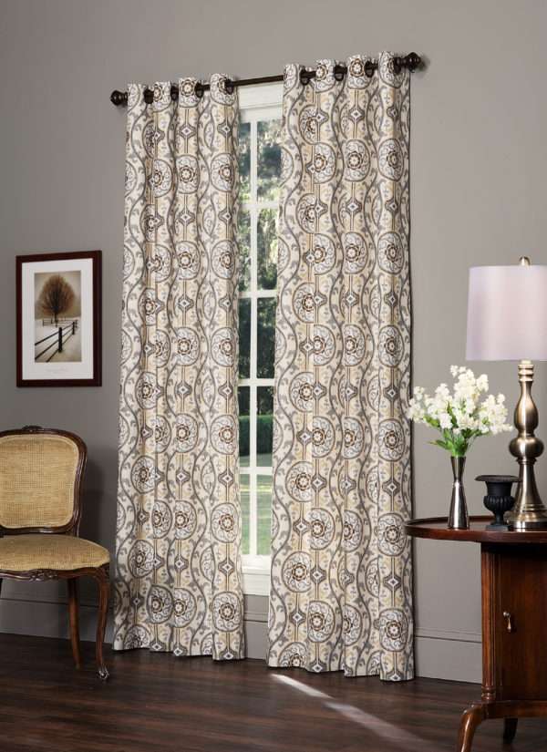 Izmir 84"L Grommet Curtain Pair