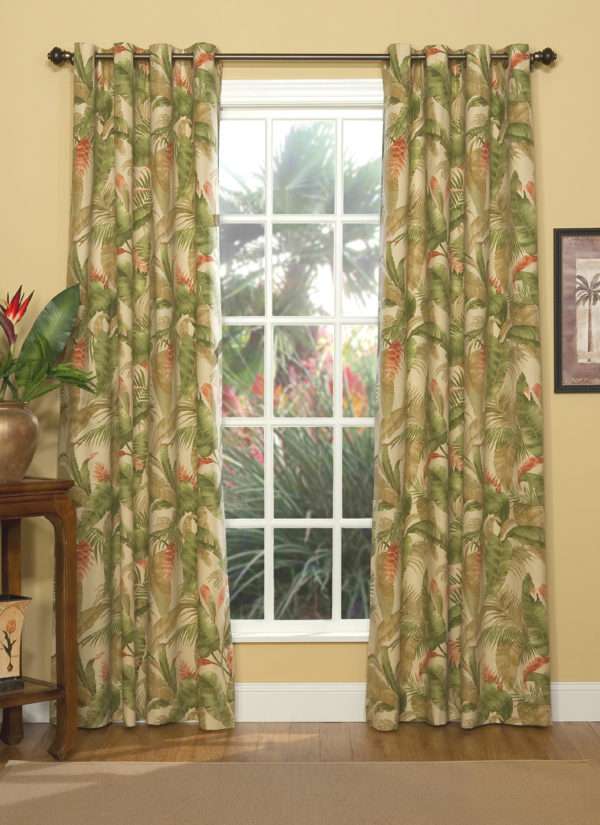 La Selva Natural 84"L Grommet Top Curtain Pair - Thomasville