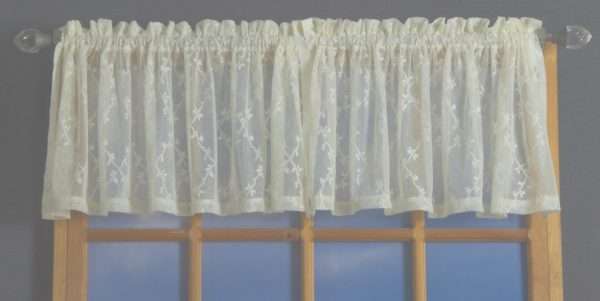Lattice Lace Tailored Valance - Image 2