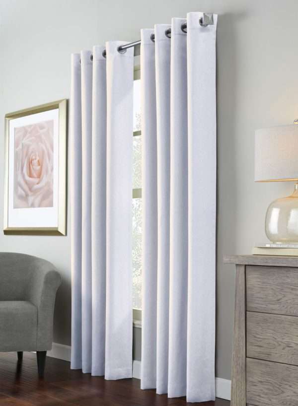Margaret Textured Woven Grommet Panel - Habitat