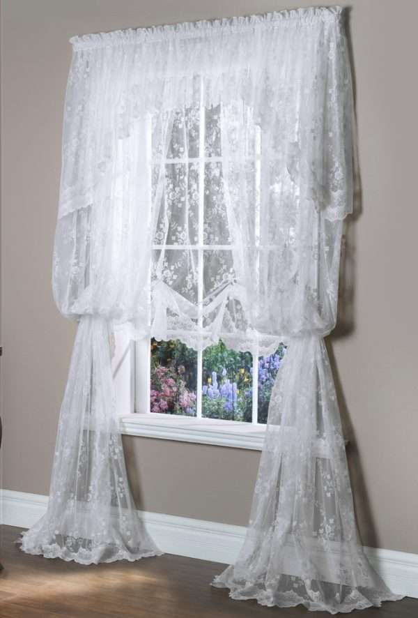 Mona Lisa Jacquard Lace Panel and Balloon Curtain - Habitat - Image 4