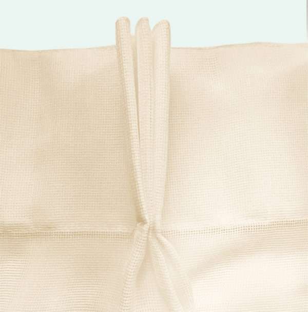 Palm Beach Semi Sheer Back Tab Panel Pair with Pinch Pleated Front - Close Out - Image 3