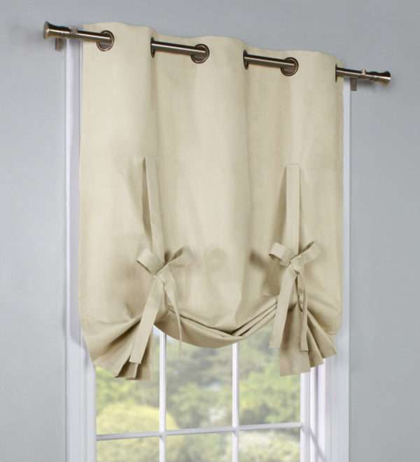 Prescott (Alcove) Aqua Tie Up Shade - Image 5