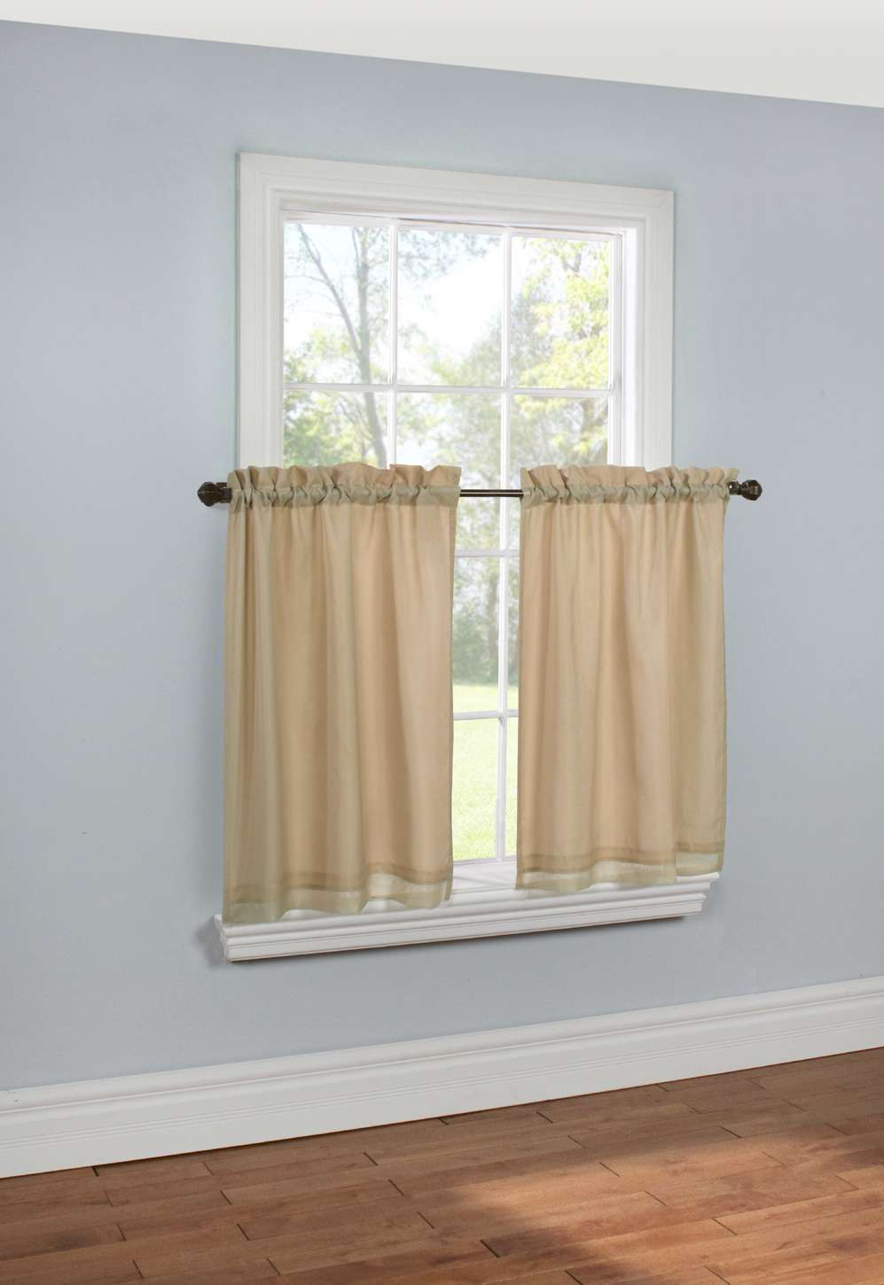 Rhapsody Lined Tier Curtain Pair - Thermavoile