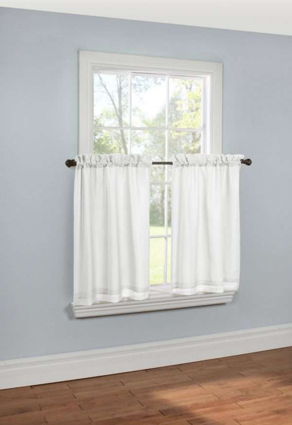 Rhapsody Lined Tier Curtain Pair - Thermavoile