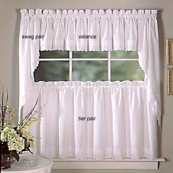 Tier Curtains - Ribbon Eyelet