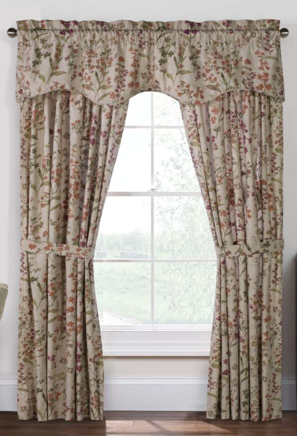 Rockport Rod Pocket Panel Pair and Valance - Habitat