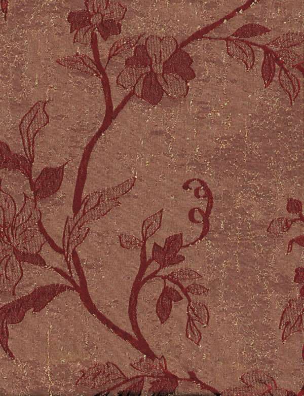 Floral Lustre Rod Pocket Curtain Panel - Image 2