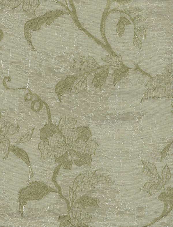 Floral Lustre Rod Pocket Curtain Panel - Image 5