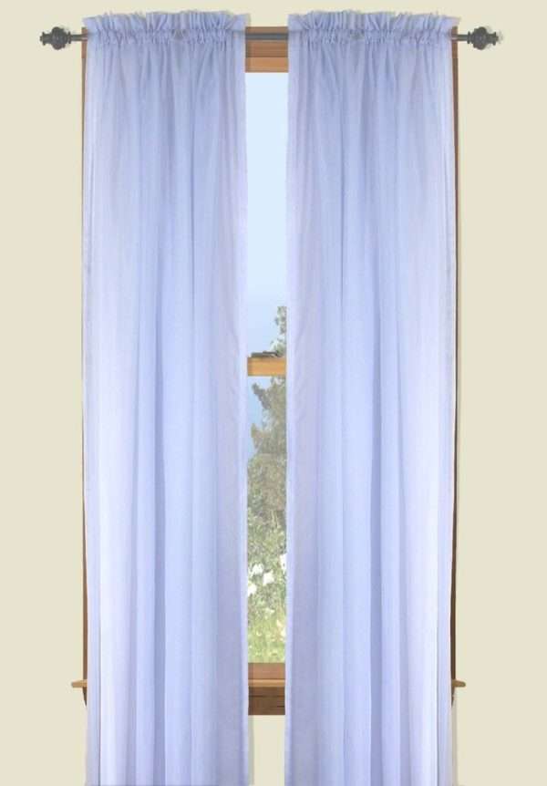 Sheer Voile Curtain Panel - Image 3