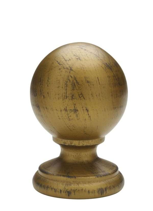 Smooth Ball Wood Finial - Belmont