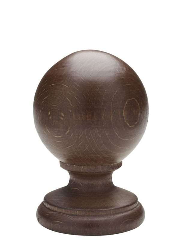 Smooth Ball Wood Finial - Belmont - Image 3