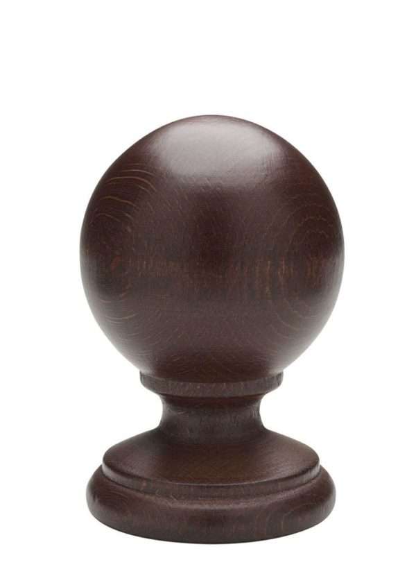 Smooth Ball Wood Finial - Belmont - Image 4