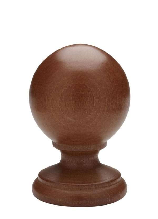 Smooth Ball Wood Finial - Belmont - Image 5