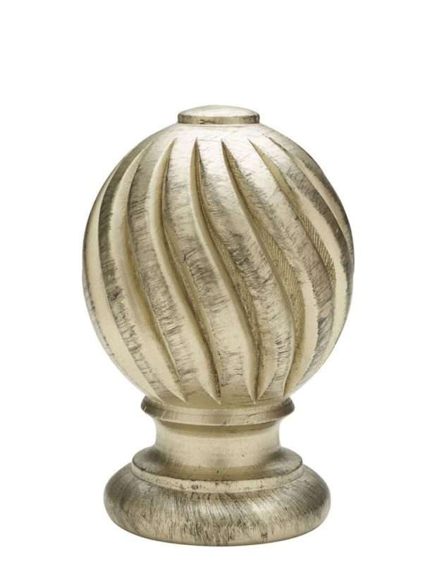 Swirl Wood Finial - Belmont - Image 3
