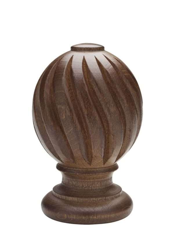 Swirl Wood Finial - Belmont - Image 4