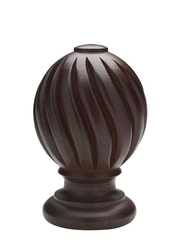 Swirl Wood Finial - Belmont - Image 5