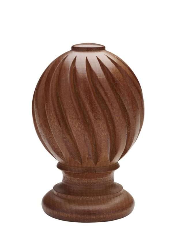 Swirl Wood Finial - Belmont - Image 6