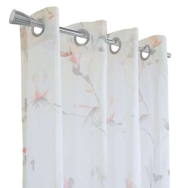 Symphony Faux Linen Semi Sheer Grommet Panel - Habitat - Image 4