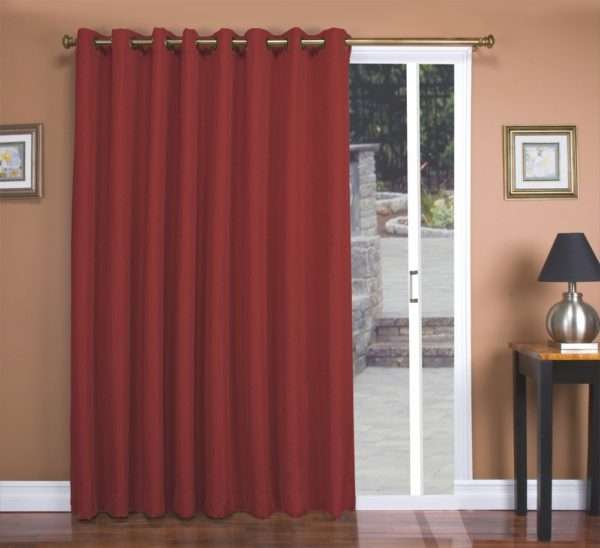 Tacoma - Double Black Out and Insulated Grommet Patio Panel with Wand - Image 2