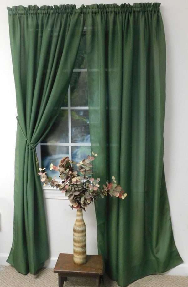 Reverie Snow Voile Tailored Panel (8 colors) - Reduced for quick sale