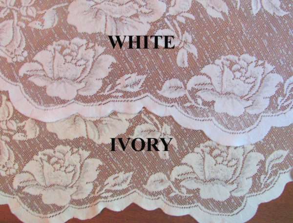 Tailored Swag - Abbey Rose Lace - White - Image 2