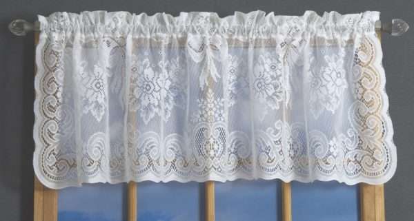 American Balmore Lace Tailored Valance - Country Curtains