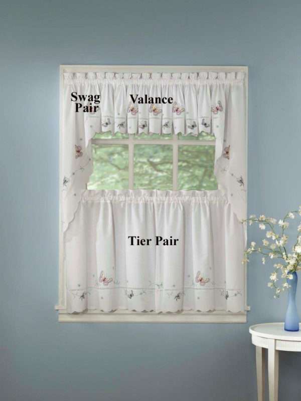 Monarch Tier Curtains and Valance