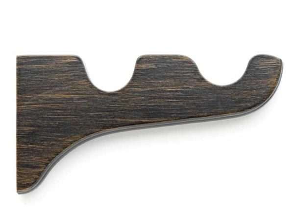 Traditional Wood Double Bracket (pair) for 1-3/8" or 2-1/4" Diameter Rod - Select