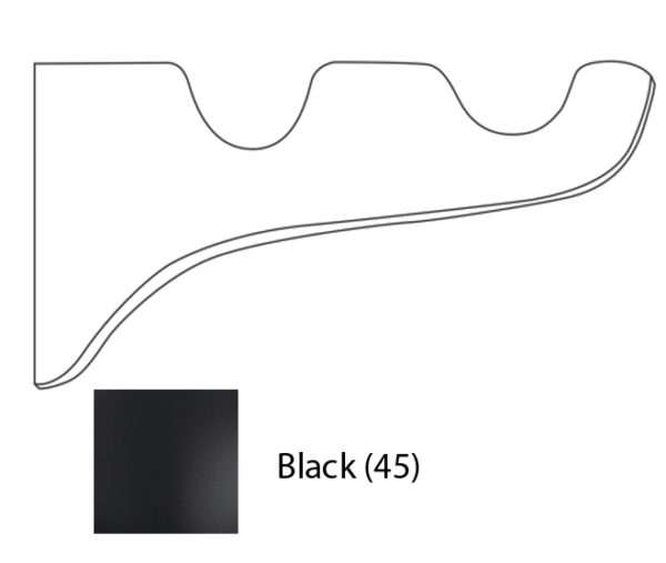 Traditional Wood Double Bracket (pair) for 1-3/8" or 2-1/4" Diameter Rod - Select - Image 2