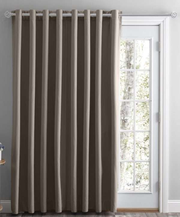 Twilight Black Out Grommet Patio Panel with 12" wand - Image 4