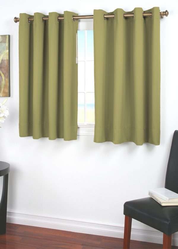 Ultimate Black Out Insulating Grommet Curtain with Wand for problem windows - Image 2