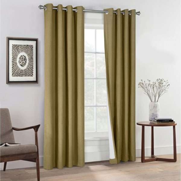 Ventura Black Out Grommet Top Curtain Panel Pair - Commonwealth - Image 4