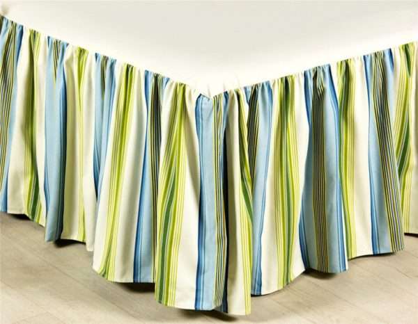Stripe Bed Skirt - Cayman II by Thomasville