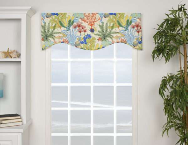 Island Breeze Shaped Valance - Victor Mill