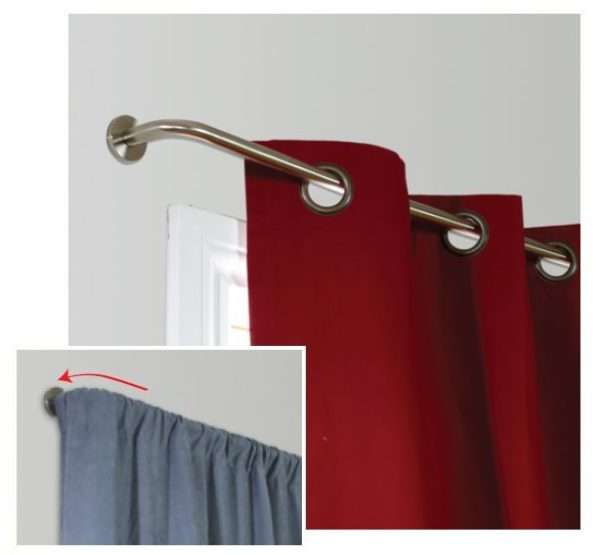 Oriel-Wrap Decorative Bay Window Rod 3/4" diameter - Image 2