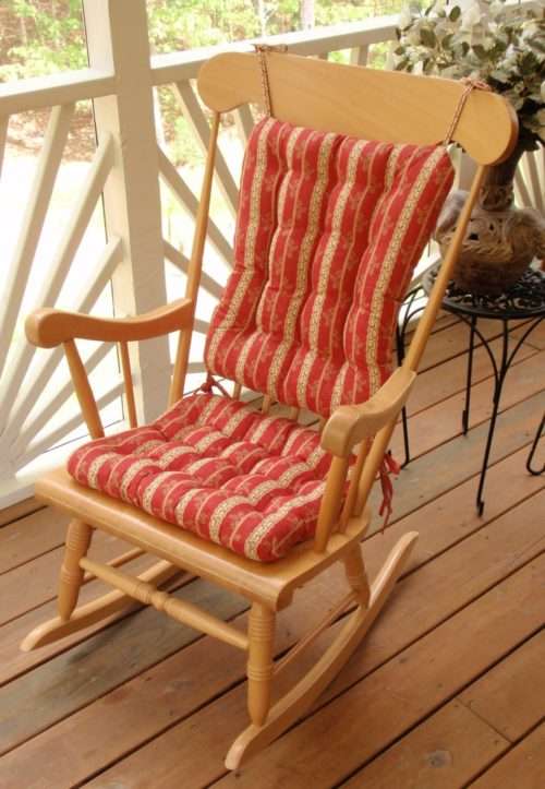 Tealane Stripe - Rocking Chair Cushions (2 colors) - Close Out