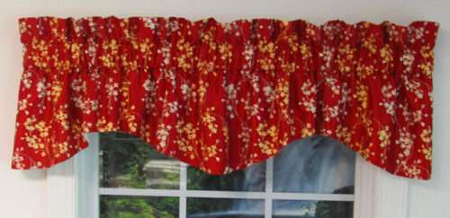 Valances Swags Window Toppers Scalloped Waterfall Tiers Panels