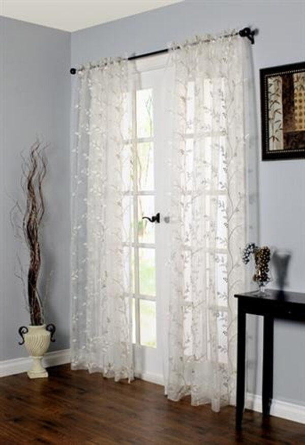 Venice Embroidered Sheer Panel