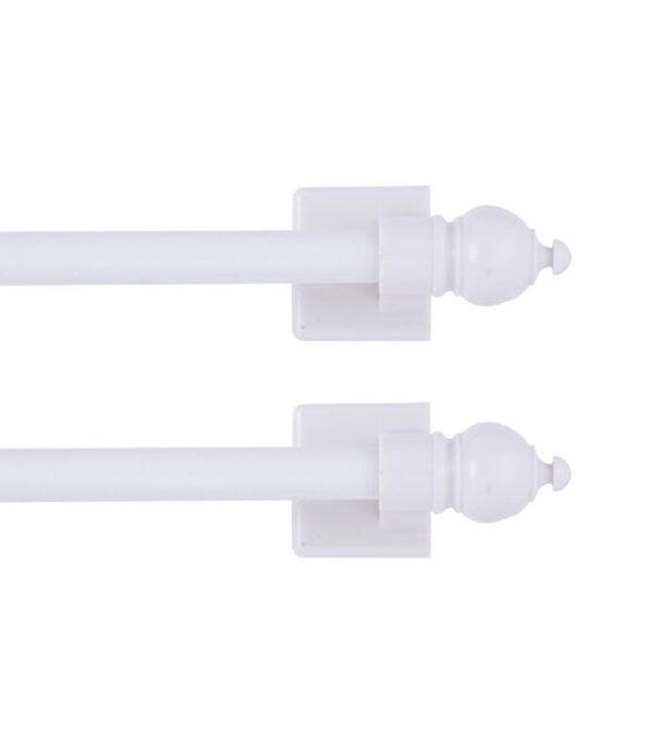 Magnetic Curtain Rods for Sidelights (Pair) 8.75" - 15.75"